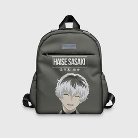 Детский рюкзак 3D с принтом HAISE SASAKE | Tokyo Ghoul в городе Новоалтайск, 100% полиэстер | лямки с регулируемой длиной, сверху петелька, чтобы рюкзак можно было повесить на вешалку. Основное отделение закрывается на молнию, как и внешний карман. Внутри дополнительный карман. По бокам два дополнительных кармашка | Тематика изображения на принте: anime | kaneki ken | tokyo ghoul | tokyo ghoul: re | аниме | анимэ | гули | джузо сузуя | канеки кен | кузен йошимура | наки | нишики нишио | ре | ренджи йомо | ризе камиширо | токийский гуль | тоука киришима | ута
