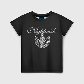 Детская футболка 3D с принтом Nightwish в городе Новоалтайск, 100% гипоаллергенный полиэфир | прямой крой, круглый вырез горловины, длина до линии бедер, чуть спущенное плечо, ткань немного тянется | anett | angels | emppu | fall | first | flor | holopainen | imaginaerum | jansen | night | oacenborn | olzon | tarja | tuomas | turunen | voorinen | wish | анетт | воображариум | вуоринен | ользон | тарья | туомас | турунен | флор | холопайнен 
