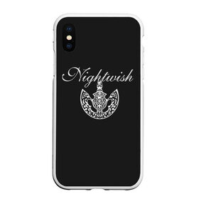 Чехол для iPhone XS Max матовый с принтом Nightwish в городе Новоалтайск, Силикон | Область печати: задняя сторона чехла, без боковых панелей | anett | angels | emppu | fall | first | flor | holopainen | imaginaerum | jansen | night | oacenborn | olzon | tarja | tuomas | turunen | voorinen | wish | анетт | воображариум | вуоринен | ользон | тарья | туомас | турунен | флор | холопайнен 