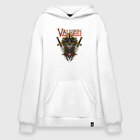 Худи SuperOversize хлопок с принтом Valheim в городе Новоалтайск, 70% хлопок, 30% полиэстер, мягкий начес внутри | карман-кенгуру, эластичная резинка на манжетах и по нижней кромке, двухслойный капюшон
 | fantasy | mmo | valheim | valve | валхейм | вальхейм | викинги | выживалка | игра | королевская битва | ммо | ролевая игра | фэнтази