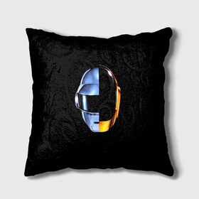 Подушка 3D с принтом Daft Punk в городе Новоалтайск, наволочка – 100% полиэстер, наполнитель – холлофайбер (легкий наполнитель, не вызывает аллергию). | состоит из подушки и наволочки. Наволочка на молнии, легко снимается для стирки | ги мануэль де омем кристо | ню диско | синти поп | техно | тома бангальтер | фанк | французский хаус | электроник рок