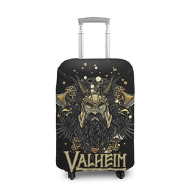 Чехол для чемодана 3D с принтом Valheim в городе Новоалтайск, 86% полиэфир, 14% спандекс | двустороннее нанесение принта, прорези для ручек и колес | valheim | viking | валхейм | викинги | игры