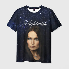 Мужская футболка 3D с принтом Nightwish | Tarja Turunen (Z) в городе Новоалтайск, 100% полиэфир | прямой крой, круглый вырез горловины, длина до линии бедер | music | nightwish | nuclear blast | rock | spinefarm | tarja turunen | лого | музыка | найтвиш | рок | симфоник метал | тарья турунен | флор янсен