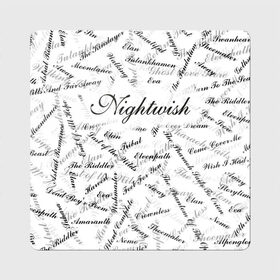 Магнит виниловый Квадрат с принтом Nightwish Songs / Найтвиш песни (Z) в городе Новоалтайск, полимерный материал с магнитным слоем | размер 9*9 см, закругленные углы | music | nightwish | nuclear blast | rock | spinefarm | лого | музыка | найтвиш | рок | симфоник метал | тарья турунен | флор янсен