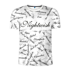 Мужская футболка 3D спортивная с принтом Nightwish Songs / Найтвиш песни (Z) в городе Новоалтайск, 100% полиэстер с улучшенными характеристиками | приталенный силуэт, круглая горловина, широкие плечи, сужается к линии бедра | music | nightwish | nuclear blast | rock | spinefarm | лого | музыка | найтвиш | рок | симфоник метал | тарья турунен | флор янсен