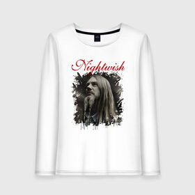 Женский лонгслив хлопок с принтом Nightwish | Найтвиш Марко (Z) в городе Новоалтайск, 100% хлопок |  | marco | music | nightwish | nuclear blast | rock | spinefarm | лого | марко | марко хиетала | музыка | найтвиш | рок | симфоник метал | тарья турунен | флор янсен | хиетала