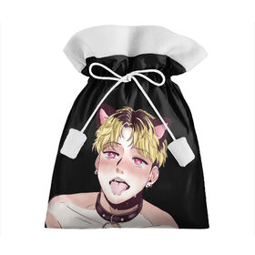 Подарочный 3D мешок с принтом Ахегао Ahegao О Чан У в городе Новоалтайск, 100% полиэстер | Размер: 29*39 см | ahegao | bj alex | bj md | oh chanwoo | ахегао | манга | манхва | о чан у | яой
