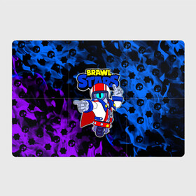 Магнитный плакат 3Х2 с принтом Brawl Stars/Superstar Stu в городе Новоалтайск, Полимерный материал с магнитным слоем | 6 деталей размером 9*9 см | brawl stars | crow | leon | leon shark | lou | sandy | spike | sprout | stu | superstar stu | surge | барли | боец | бравл старс | бравлер | детские игры | дэррил | леон | логотипы игр | лу | пэм | рико | робот | сенди | спайк | спраут | сту | стью