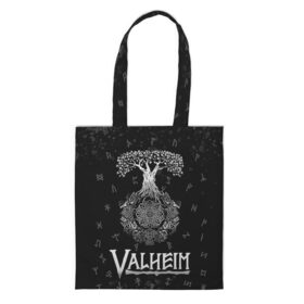 Шоппер 3D с принтом Valheim Руны Иггдрасиль в городе Новоалтайск, 100% полиэстер | Плотность: 200 г/м2; Размер: 34×35 см; Высота лямок: 30 см | valheim | вальхейм | дерево | иггдрасиль | игдрасиль | игра | икдросиль | логотип игры | мировое древо | много рун | паттерн | руна | руны