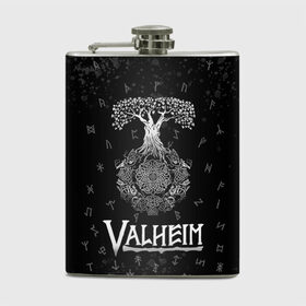Фляга с принтом Valheim Руны Иггдрасиль в городе Новоалтайск, металлический корпус | емкость 0,22 л, размер 125 х 94 мм. Виниловая наклейка запечатывается полностью | Тематика изображения на принте: valheim | вальхейм | дерево | иггдрасиль | игдрасиль | игра | икдросиль | логотип игры | мировое древо | много рун | паттерн | руна | руны