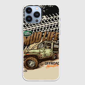 Чехол для iPhone 13 Pro Max с принтом LAND ROVER в городе Новоалтайск,  |  | land rover | offroad | внедорожник | ленд ровер | лэндровер | оффроад