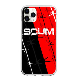 Чехол для iPhone 11 Pro Max матовый с принтом SCUM в городе Новоалтайск, Силикон |  | action | game | scum | tec1 | выживание | выжить | ресурсы | скам игра | тюремная