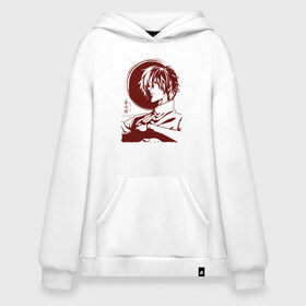 Худи SuperOversize хлопок с принтом Kaneki Ken Tokyo Ghoul в городе Новоалтайск, 70% хлопок, 30% полиэстер, мягкий начес внутри | карман-кенгуру, эластичная резинка на манжетах и по нижней кромке, двухслойный капюшон
 | anime | kaneki ken | tokyo ghoul | tokyo ghoul: re | аниме | анимэ | гули | джузо сузуя | канеки кен | кузен йошимура | наки | нишики нишио | ре | ренджи йомо | ризе камиширо | токийский гуль | тоука киришима | ута
