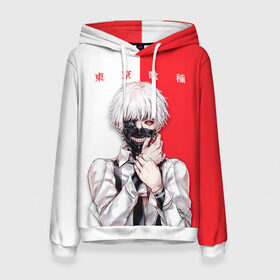 Женская толстовка 3D с принтом Токийский гуль Tokyo Ghoul в городе Новоалтайск, 100% полиэстер  | двухслойный капюшон со шнурком для регулировки, мягкие манжеты на рукавах и по низу толстовки, спереди карман-кенгуру с мягким внутренним слоем. | anime | kaneki ken | tokyo ghoul | tokyo ghoul: re | аниме | анимэ | гули | джузо сузуя | канеки кен | кузен йошимура | наки | нишики нишио | ре | ренджи йомо | ризе камиширо | токийский гуль | тоука киришима | ута