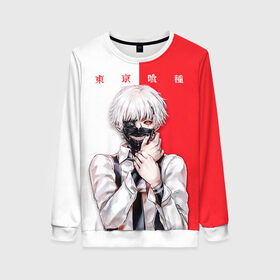 Женский свитшот 3D с принтом Токийский гуль Tokyo Ghoul в городе Новоалтайск, 100% полиэстер с мягким внутренним слоем | круглый вырез горловины, мягкая резинка на манжетах и поясе, свободная посадка по фигуре | anime | kaneki ken | tokyo ghoul | tokyo ghoul: re | аниме | анимэ | гули | джузо сузуя | канеки кен | кузен йошимура | наки | нишики нишио | ре | ренджи йомо | ризе камиширо | токийский гуль | тоука киришима | ута