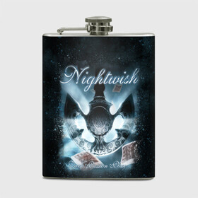 Фляга с принтом NIGHTWISH в городе Новоалтайск, металлический корпус | емкость 0,22 л, размер 125 х 94 мм. Виниловая наклейка запечатывается полностью | metal | nightwish | tarja turunen | метал | музыка | найтвиш | рок | симфо метал | тарья турунен