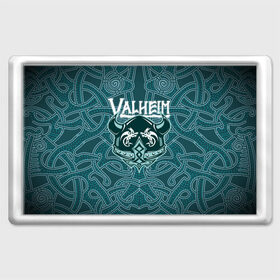 Магнит 45*70 с принтом Valheim в городе Новоалтайск, Пластик | Размер: 78*52 мм; Размер печати: 70*45 | Тематика изображения на принте: fantasy | mmo | valheim | valve | валхейм | вальхейм | викинги | выживалка | игра | королевская битва | ммо | ролевая игра | фэнтази
