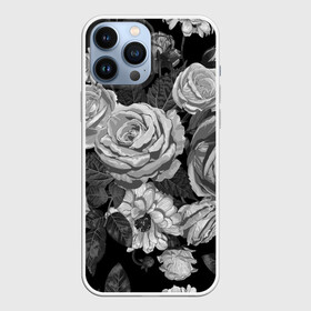 Чехол для iPhone 13 Pro Max с принтом Розы в городе Новоалтайск,  |  | Тематика изображения на принте: flowers | герберы | контур | легкие | лилии | мягкие | роза | ромашка | тренд | цветы