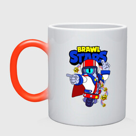 Кружка хамелеон с принтом Brawl Stars, Superstar Stu в городе Новоалтайск, керамика | меняет цвет при нагревании, емкость 330 мл | brawl stars | crow | leon | leon shark | lou | sandy | spike | sprout | stu | superstar stu | surge | барли | боец | бравл старс | бравлер | детские игры | дэррил | леон | логотипы игр | лу | пэм | рико | робот | сенди | спайк | спраут | сту | стью