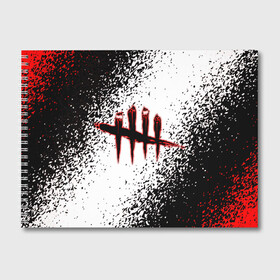 Альбом для рисования с принтом Dead by Daylight в городе Новоалтайск, 100% бумага
 | матовая бумага, плотность 200 мг. | Тематика изображения на принте: dbd | dead by daylight | esport | games | survival horror | дбд | дед бай дейлайт | игроки | игролюбители | игроманы | игры | киберспорт | мертвы к рассвету