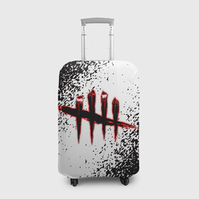 Чехол для чемодана 3D с принтом Dead by Daylight в городе Новоалтайск, 86% полиэфир, 14% спандекс | двустороннее нанесение принта, прорези для ручек и колес | dbd | dead by daylight | esport | games | survival horror | дбд | дед бай дейлайт | игроки | игролюбители | игроманы | игры | киберспорт | мертвы к рассвету