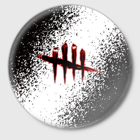 Значок Dead by Daylight: в городе Новоалтайск,  металл | круглая форма, металлическая застежка в виде булавки | dbd | dead by daylight | esport | games | survival horror | дбд | дед бай дейлайт | игроки | игролюбители | игроманы | игры | киберспорт | мертвы к рассвету