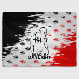 Плед 3D с принтом dead by daylight в городе Новоалтайск, 100% полиэстер | закругленные углы, все края обработаны. Ткань не мнется и не растягивается | dbd | dead by daylight | esport | games | survival horror | дбд | дед бай дейлайт | игроки | игролюбители | игроманы | игры | киберспорт | мертвы к рассвету