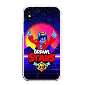 Чехол для iPhone XS Max матовый с принтом BRAWL STARS STU в городе Новоалтайск, Силикон | Область печати: задняя сторона чехла, без боковых панелей | brawl stars | skin | stu | бравл старс | бравлеры | персонаж | приватный сервер | робот. | скин | сту