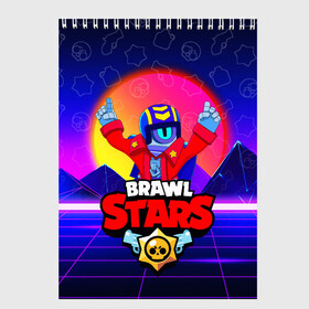 Скетчбук с принтом BRAWL STARS STU в городе Новоалтайск, 100% бумага
 | 48 листов, плотность листов — 100 г/м2, плотность картонной обложки — 250 г/м2. Листы скреплены сверху удобной пружинной спиралью | Тематика изображения на принте: brawl stars | skin | stu | бравл старс | бравлеры | персонаж | приватный сервер | робот. | скин | сту