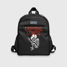 Детский рюкзак 3D с принтом Cannibal Corpse в городе Новоалтайск, 100% полиэстер | лямки с регулируемой длиной, сверху петелька, чтобы рюкзак можно было повесить на вешалку. Основное отделение закрывается на молнию, как и внешний карман. Внутри дополнительный карман. По бокам два дополнительных кармашка | Тематика изображения на принте: cannibal corpse | kreator | slayer | sodom | анархия | блэк метал | гаражный рок | гитара | гранж | дэт метал | металл | панк рок | рок музыка | рок н ролл | рокер | треш метал | труп каннибал | тяжелый рок | хард рок
