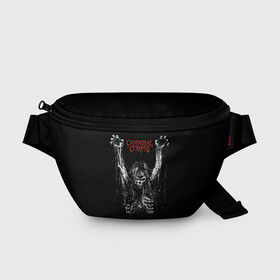 Поясная сумка 3D с принтом Cannibal Corpse в городе Новоалтайск, 100% полиэстер | плотная ткань, ремень с регулируемой длиной, внутри несколько карманов для мелочей, основное отделение и карман с обратной стороны сумки застегиваются на молнию | cannibal corpse | kreator | punk rock | slayer | sodom | анархия | блэк метал | гаражный рок | гранж | дэт метал | металл | панк рок | рок музыка | рок н ролл | рокер | треш метал | труп каннибал | тяжелый рок | хард рок