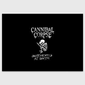 Поздравительная открытка с принтом Cannibal Corpse в городе Новоалтайск, 100% бумага | плотность бумаги 280 г/м2, матовая, на обратной стороне линовка и место для марки
 | Тематика изображения на принте: cannibal corpse | kreator | punk rock | slayer | sodom | анархия | блэк метал | гаражный рок | гранж | дэт метал | металл | панк рок | рок музыка | рок н ролл | рокер | треш метал | труп каннибал | тяжелый рок | хард рок