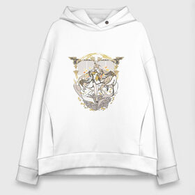 Женское худи Oversize хлопок Нин Гуан: в городе Новоалтайск, френч-терри — 70% хлопок, 30% полиэстер. Мягкий теплый начес внутри —100% хлопок | боковые карманы, эластичные манжеты и нижняя кромка, капюшон на магнитной кнопке | арт | великая девушка | кристалл | кристаллы | милая девушка | нин гуан | опасная | опасная девушка | рисунок