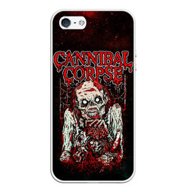 Чехол для iPhone 5/5S матовый с принтом Cannibal Corpse в городе Новоалтайск, Силикон | Область печати: задняя сторона чехла, без боковых панелей | canibal corpse | cannibal corpse | death metal | группы | дэт метал | канибал корпс | метал | рок
