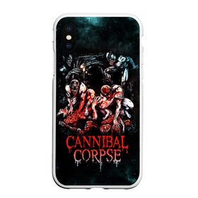 Чехол для iPhone XS Max матовый с принтом Cannibal Corpse в городе Новоалтайск, Силикон | Область печати: задняя сторона чехла, без боковых панелей | canibal corpse | cannibal corpse | death metal | группы | дэт метал | канибал корпс | метал | рок