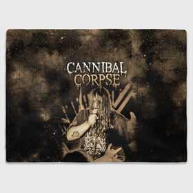 Плед 3D с принтом Cannibal Corpse в городе Новоалтайск, 100% полиэстер | закругленные углы, все края обработаны. Ткань не мнется и не растягивается | canibal corpse | cannibal corpse | death metal | группы | дэт метал | канибал корпс | метал | рок
