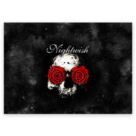 Поздравительная открытка с принтом NIGHTWISH в городе Новоалтайск, 100% бумага | плотность бумаги 280 г/м2, матовая, на обратной стороне линовка и место для марки
 | Тематика изображения на принте: metal | nightwish | tarja turunen | метал | музыка | найтвиш | рок | симфо метал | тарья турунен