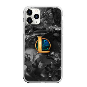 Чехол для iPhone 11 Pro Max матовый с принтом League of Legends Black&White в городе Новоалтайск, Силикон |  | blackandwhite | leagueoflegends | катарина | логотип | фортуна