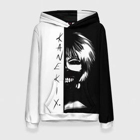 Женская толстовка 3D с принтом Kaneki X. | Tokyo Ghoul в городе Новоалтайск, 100% полиэстер  | двухслойный капюшон со шнурком для регулировки, мягкие манжеты на рукавах и по низу толстовки, спереди карман-кенгуру с мягким внутренним слоем. | anime | kaneki ken | tokyo ghoul | tokyo ghoul: re | аниме | анимэ | гули | джузо сузуя | канеки кен | кузен йошимура | наки | нишики нишио | ре | ренджи йомо | ризе камиширо | токийский гуль | тоука киришима | ута