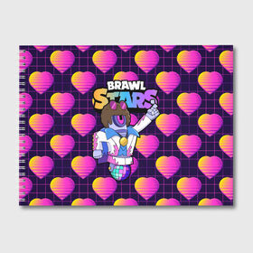 Альбом для рисования с принтом STU СТУ Brawl Stars в городе Новоалтайск, 100% бумага
 | матовая бумага, плотность 200 мг. | Тематика изображения на принте: brawl | brawl stars | brawlstars | brawl_stars | jessie | бравл | бравлер stu | бравлстарс | гонщик | каскадер | сту