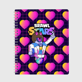 Тетрадь с принтом STU СТУ Brawl Stars в городе Новоалтайск, 100% бумага | 48 листов, плотность листов — 60 г/м2, плотность картонной обложки — 250 г/м2. Листы скреплены сбоку удобной пружинной спиралью. Уголки страниц и обложки скругленные. Цвет линий — светло-серый
 | brawl | brawl stars | brawlstars | brawl_stars | jessie | бравл | бравлер stu | бравлстарс | гонщик | каскадер | сту