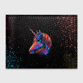 Обложка для студенческого билета с принтом ЕДИНОРОГ | UNICORN RAINBOW в городе Новоалтайск, натуральная кожа | Размер: 11*8 см; Печать на всей внешней стороне | Тематика изображения на принте: abstraction | color | colors | dab | geometry | hexagon | paints | pony | rainbow | unicornis dab | абстракция | брызги | геометрия | даб | единорог | единорог радуга | животные | краски | красочные | ляпистые | неон | неоновый | пони | радуга |