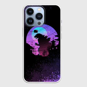Чехол для iPhone 13 Pro с принтом GODZILLA | ГОДЗИЛЛА в городе Новоалтайск,  |  | comic con | godzilla | gojira | japan | logo | годзилла | знаки | иероглифы | лого | монстр | фильм | чудовище | япония