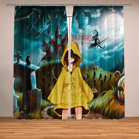Фотошторы с принтом Little Nightmares 2 в городе Новоалтайск, Блэкаут (светозащита 90%) / Габардин (светозащита 40% | 2 полотна шириной по 145 см; Высота 200-300 см; Крепление: шторная лента (на крючки); | manizha | далеровна | душанбе | евровидение | евровидение 2021 | манижа | певица | таджикистан | хамраева