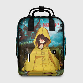 Женский рюкзак 3D с принтом Little Nightmares 2 в городе Новоалтайск, 100% полиэстер | лямки с регулируемой длиной, сверху ручки, чтобы рюкзак нести как сумку. Основное отделение закрывается на молнию, как и внешний карман. Внутри два дополнительных кармана, один из которых закрывается на молнию. По бокам два дополнительных кармашка, куда поместится маленькая бутылочка
 | Тематика изображения на принте: manizha | далеровна | душанбе | евровидение | евровидение 2021 | манижа | певица | таджикистан | хамраева