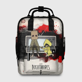 Женский рюкзак 3D с принтом Little Nightmares 2 в городе Новоалтайск, 100% полиэстер | лямки с регулируемой длиной, сверху ручки, чтобы рюкзак нести как сумку. Основное отделение закрывается на молнию, как и внешний карман. Внутри два дополнительных кармана, один из которых закрывается на молнию. По бокам два дополнительных кармашка, куда поместится маленькая бутылочка
 | Тематика изображения на принте: manizha | далеровна | душанбе | евровидение | евровидение 2021 | манижа | певица | таджикистан | хамраева