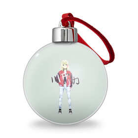 Ёлочный шар с принтом Рика в городе Новоалтайск, Пластик | Диаметр: 77 мм | anime | wonders egg priotity | ай ото | аниме | анимэ | мамоэ саваки | нэйру аонума | приоритет чудо яйца | рика кавай