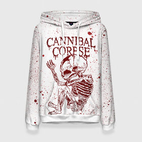 Женская толстовка 3D с принтом Cannibal Corpse в городе Новоалтайск, 100% полиэстер  | двухслойный капюшон со шнурком для регулировки, мягкие манжеты на рукавах и по низу толстовки, спереди карман-кенгуру с мягким внутренним слоем. | canibal corpse | cannibal corpse | death metal | группы | дэт метал | канибал корпс | метал | рок
