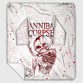 Плед с рукавами с принтом Cannibal Corpse в городе Новоалтайск, 100% полиэстер | Закругленные углы, все края обработаны. Ткань не мнется и не растягивается. Размер 170*145 | canibal corpse | cannibal corpse | death metal | группы | дэт метал | канибал корпс | метал | рок