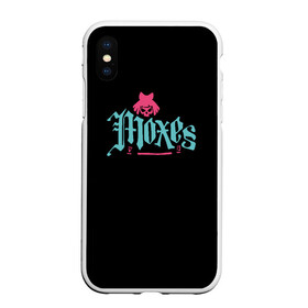 Чехол для iPhone XS Max матовый с принтом Cyberpunk - Moxes в городе Новоалтайск, Силикон | Область печати: задняя сторона чехла, без боковых панелей | 2077 | cd project | cd project red | cyber | cyberpunk | cyberpunk 2077 | lizzy | mox | moxes | night city wire | punk | still | the mox | witcher | банда | кибер | киберпанк | киберпанк 2077 | лиззи | моксес | панк | сайбер | сайберпанк | 